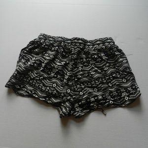 tribal print soft shorts